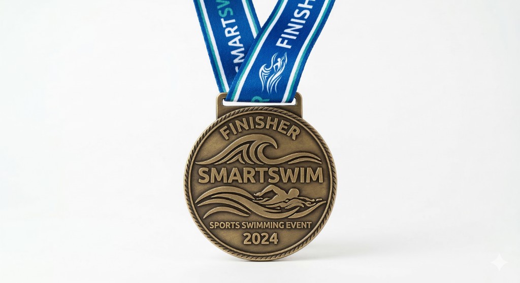 Плейсхолдер товара: медаль SmartSwim для спортивного мероприятия